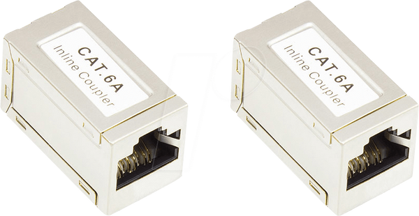 З'єднувач для патч-кабелю Cat. 6A, RJ45, повністю екранований