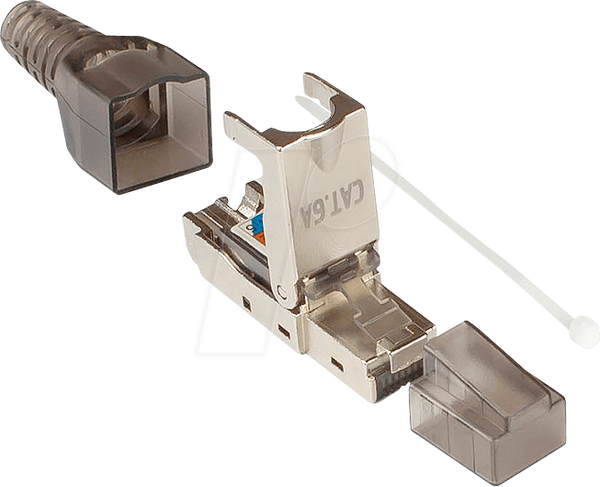 Вилка RJ45, польова, Cat.6A, сталь