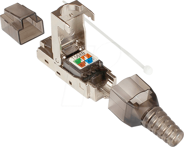 Вилка RJ45, польова, Cat.6A, сталь