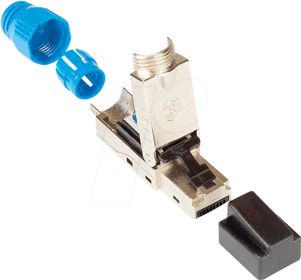 Штекер RJ45, польовий, Cat.8.1, сталь