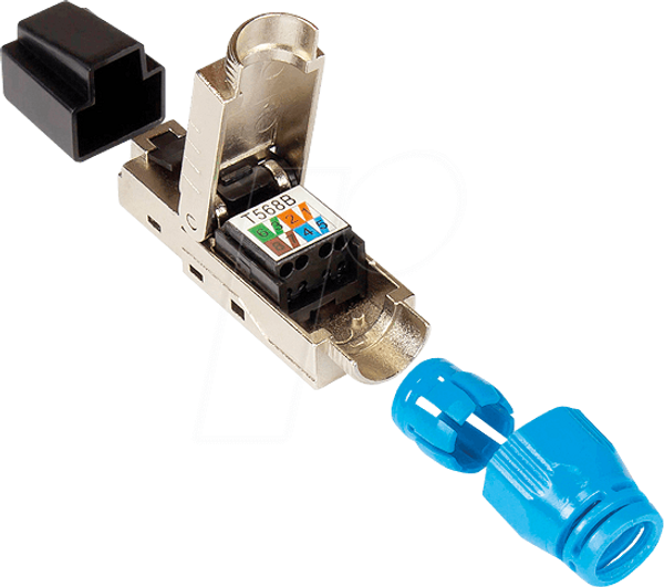 Штекер RJ45, польовий, Cat.8.1, сталь