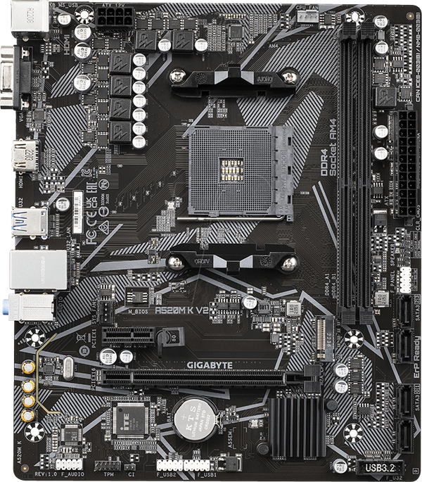 GIGABYTE A520M K V2 (AM4)
