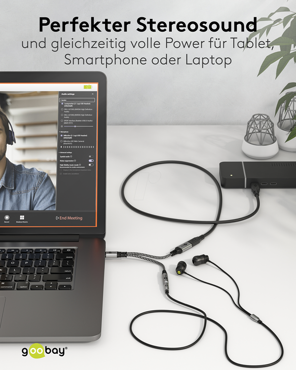 Кабель-адаптер USB-C — USB-C + 0,15 м