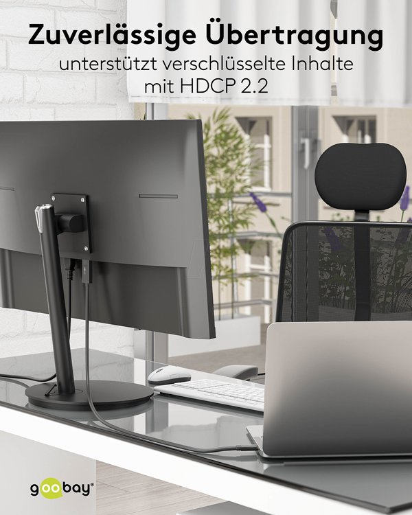 Адаптерний кабель USB C > HDMI, 4K 60 Гц, 1,0 м