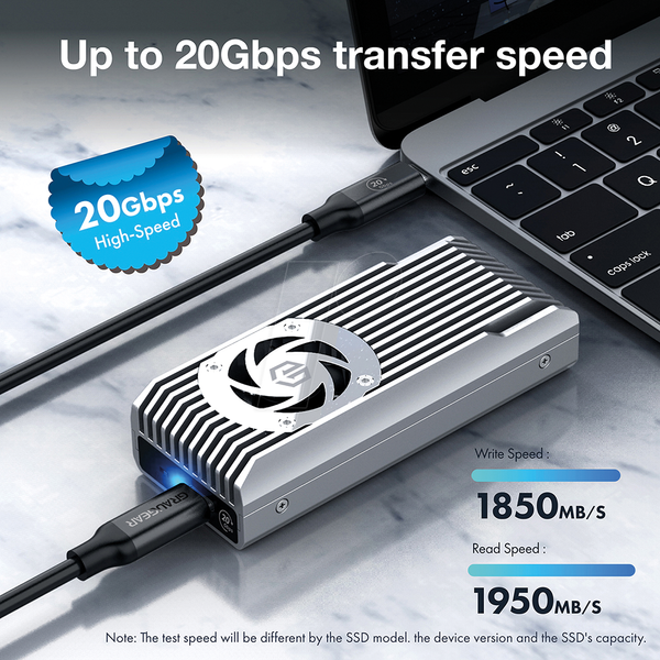 Зовнішній корпус для M.2 NVMe SSD з USB 3.2