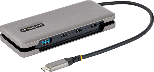 USB 3.1 концентратор, 4 порти, 1 USB-A, 3 USB-C