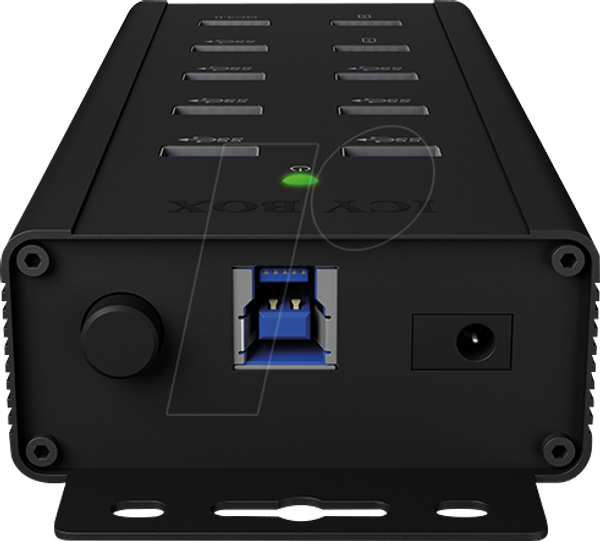 Семипортовий промисловий концентратор USB 3.0, 1 x QC 3.0, 2 x швидка зарядка