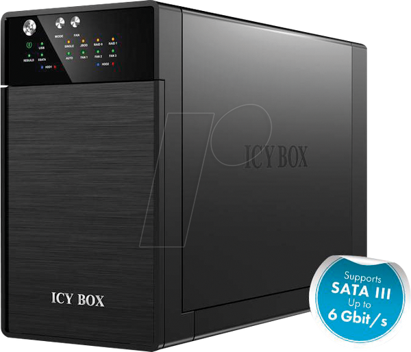 Внешний корпус для двух 3,5-дюймовых SATA-накопителей, USB 3.0