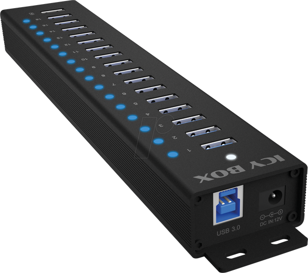 USB 3.0, 17-портовий концентратор, USB-A