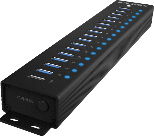 USB 3.0, 17-портовий концентратор, USB-A