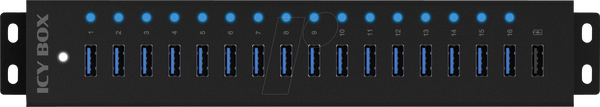 USB 3.0, 17-портовий концентратор, USB-A