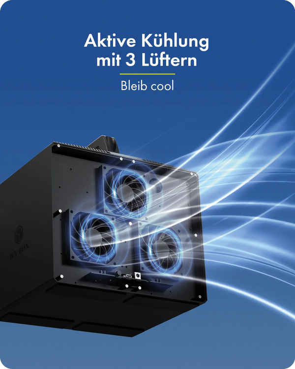 Внешние 10x 2,5 дюйма/3,5 дюйма; SATA Gehäuse, до 10 Гбит/с