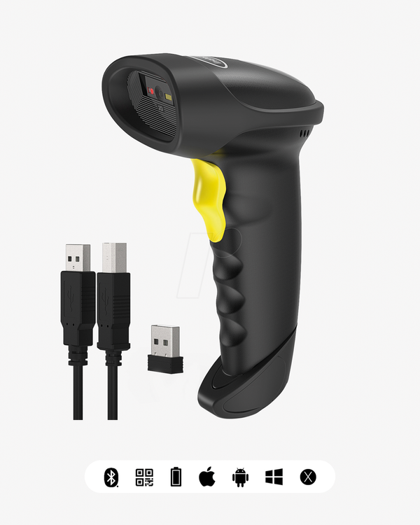 Сканер штрих-кодів, 2D, Bluetooth/бездротовий/USB, BCST-50