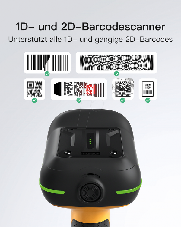 Сканер штрих-кодів, 2D, Bluetooth/бездротовий/USB, BCST-75