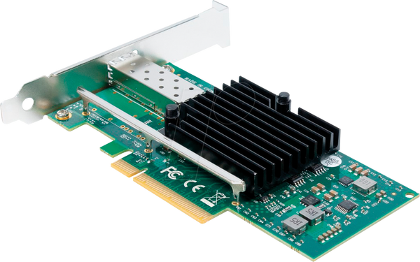 Мережева карта, PCI Express, 10-гігабітний Ethernet, 1x SFP+