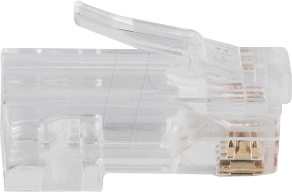 Модульний штекер RJ45, Cat.6a, прохідний, 50 штук