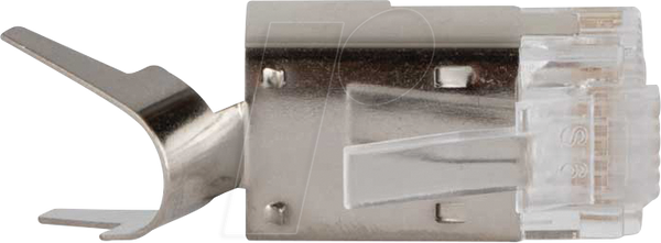 Модульний штекер RJ45, Cat.6a, прохідний, 50 штук