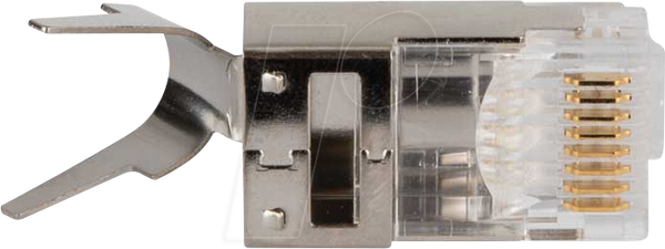 Модульний штекер RJ45, Cat.6a, прохідний, 50 штук