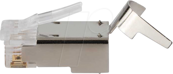 Модульний штекер RJ45, Cat.6a, прохідний, 100 штук