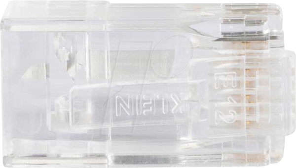 Модульний штекер RJ45, Cat.6a, прохідний, 200 штук