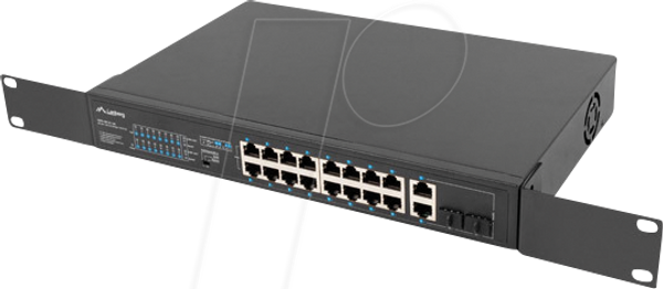 Комутатор, 16-портовий, гігабітний Ethernet, PoE+
