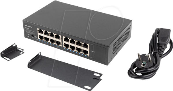 Комутатор, 16-портовий, гігабітний Ethernet