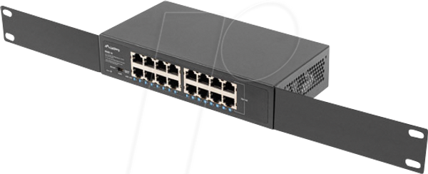 Комутатор, 16-портовий, гігабітний Ethernet