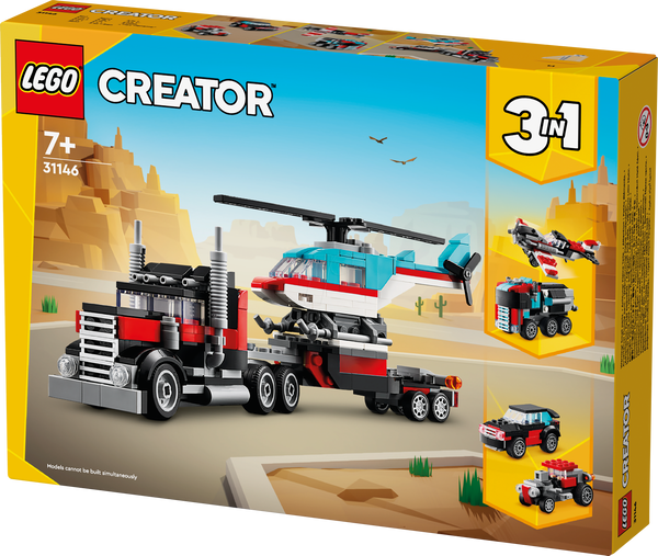 LEGO LEGO® Creator Low loader with helicopter LEGO