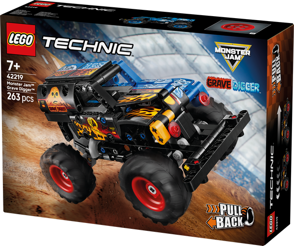 LEGO® Technic Monster Jam Grave Digger Вогонь та лід