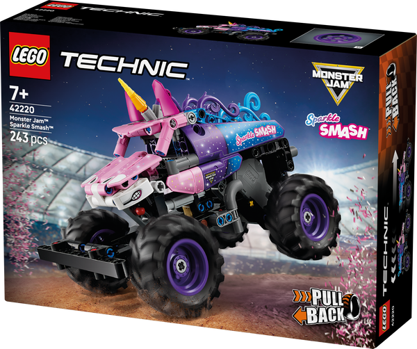 Вантажівка LEGO® Technic Monster Jam Sparkle Smash™ із відкидним бортом