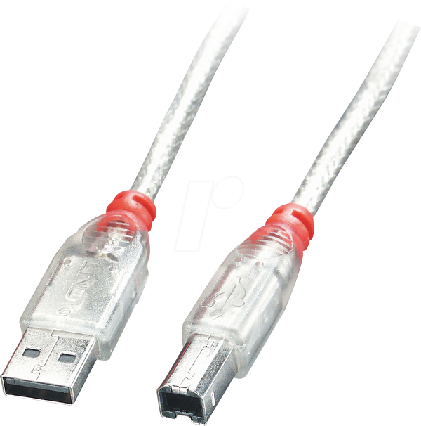 Кабель USB 2.0, роз'єм A до роз'єму B, 2 м