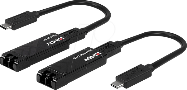 USB 3.1 подовжувач, USB-C, LWL-LC, до 100 м