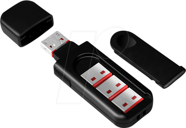 Блокувальник портів USB-A (1x ключ і 4x замки)
