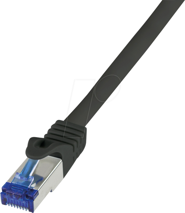 Патч-кабель Ultraflex, Cat.6A, S/FTP, чорний, 1.5 м