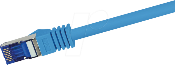 Патч-кабель Ultraflex, Cat.6A, S/FTP, синій, 0.5 м