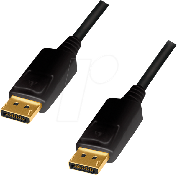 Кабель DisplayPort, DP/M - DP/M, 4K/60 Гц, CCS, чорний, 2 м