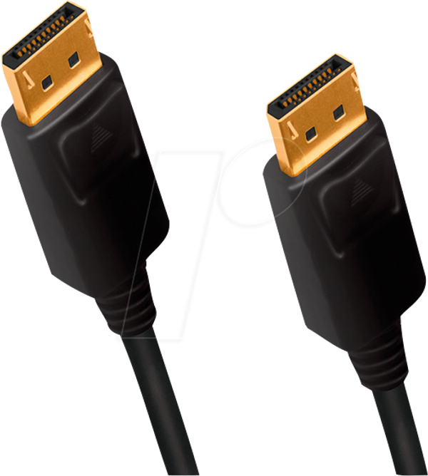 Кабель DisplayPort, DP/M - DP/M, 4K/60 Гц, CCS, чорний, 2 м