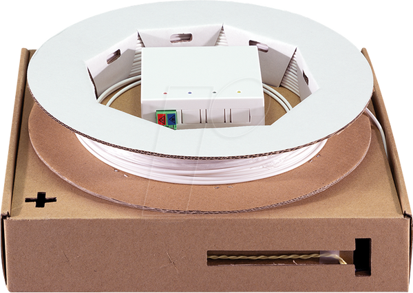 FTTH термінальна коробка, 1x LCD/APC, з 20-метровим з'єднувальним кабелем