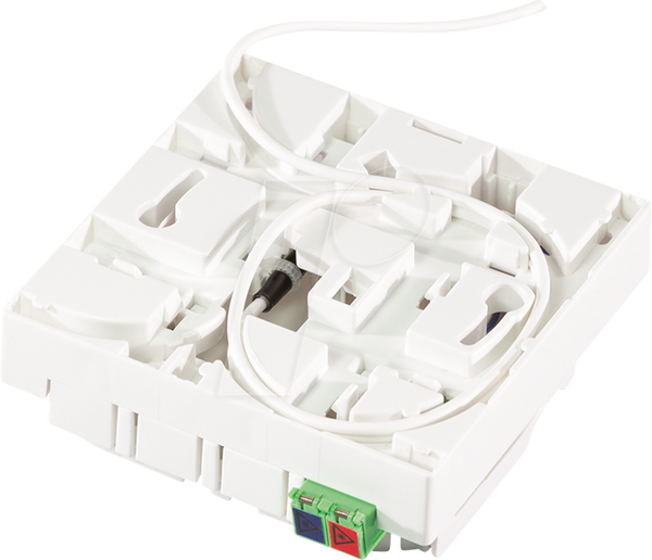 FTTH термінальна коробка, 1x LCD/APC, з 20-метровим з'єднувальним кабелем