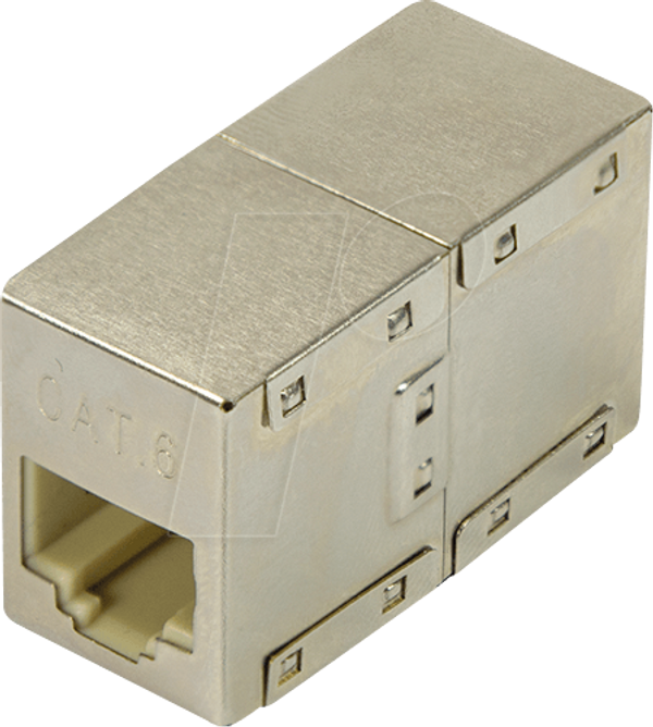 Модульна муфта, розетка/розетка RJ45 кат. 6
