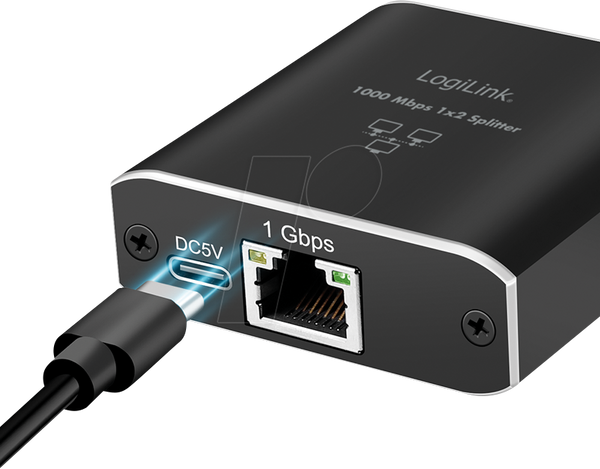 Подвоювач портів, гігабітний Ethernet