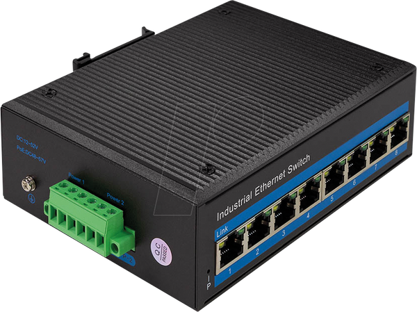 Комутатор, 8-портовий, гігабітний Ethernet