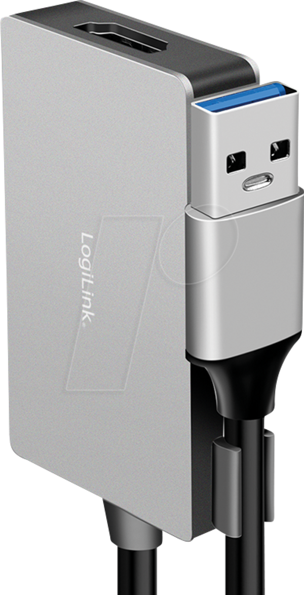Адаптер, USB-C > HDMI, 1080p, USB-A, 0,15 м