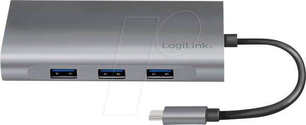 Док-станція, USB 3.2 USB-C, HDMI, VGA, microSD/SD