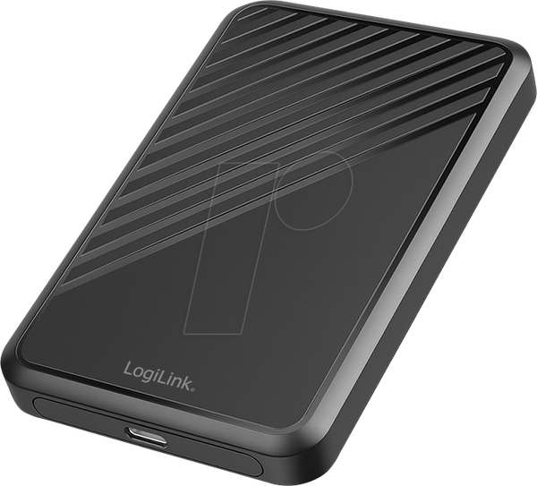 Зовнішній корпус для 2,5-дюймового SATA HDD/SSD, USB-C, чорний