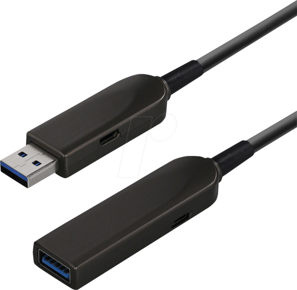 Оптоволоконний кабель USB 3.1, USB-A - USB-A (мама), 5 м