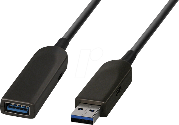 Оптоволоконний кабель USB 3.1, USB-A - USB-A (мама), 5 м