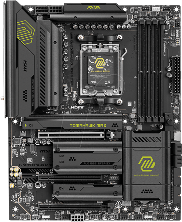 Материнська плата MSI MAG B850 TOMAHAWK MAX WIFI (AM5)