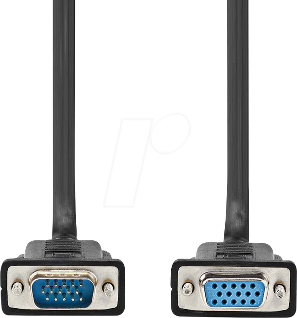 Кабель, роз'єм VGA > порт VGA, 5 м, чорний