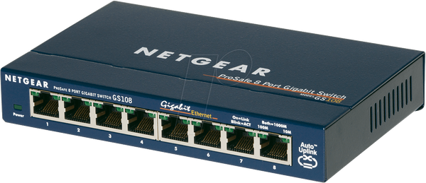 Комутаційний концентратор NETGEAR 8x 10/100/1000 Мбіт/с